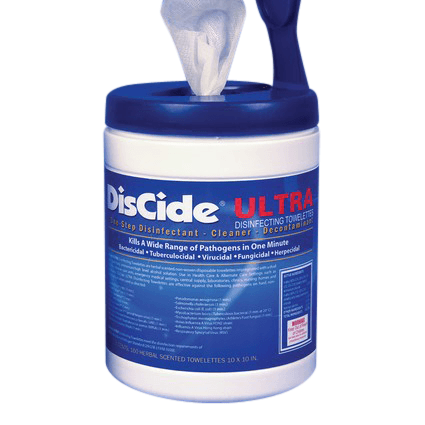 Palmero DisCide Ultra Towelette - 565-10DIS - DENTAMED USA
