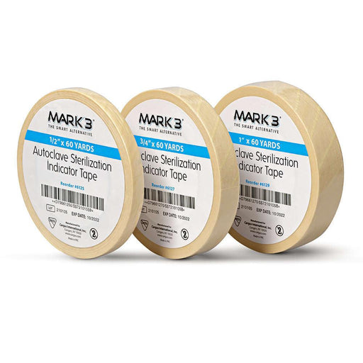 MARK3 Sterilization Indicator Tape 60 yards (steam process) 100-6125 - DENTAMED USA