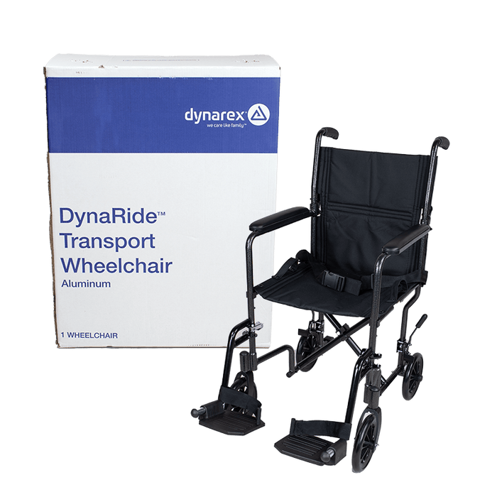 Dynarex Transport Wheelchairs - Aluminum 10250 - DENTAMED USA