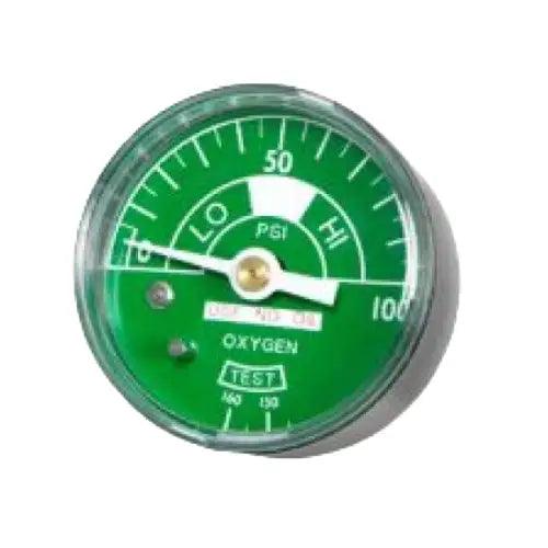 Oxygen / Nitrous Oxide Gauge 2” 4022-0000-0005 Oxygen Gauge 2” Diameter Male 1/4” NPT C.B. Connection Oxygen Gauge 2” / 4000 - 6O2
