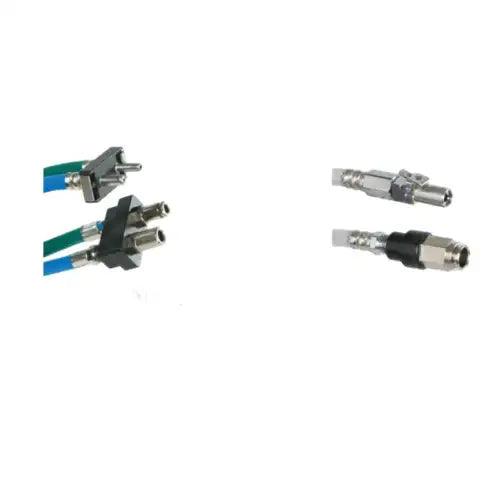 Belmed Male X Female Quick Connect Porter/Accutron Porter O2 + N2O + Vacuum Male X Female Quick Connect Puritan