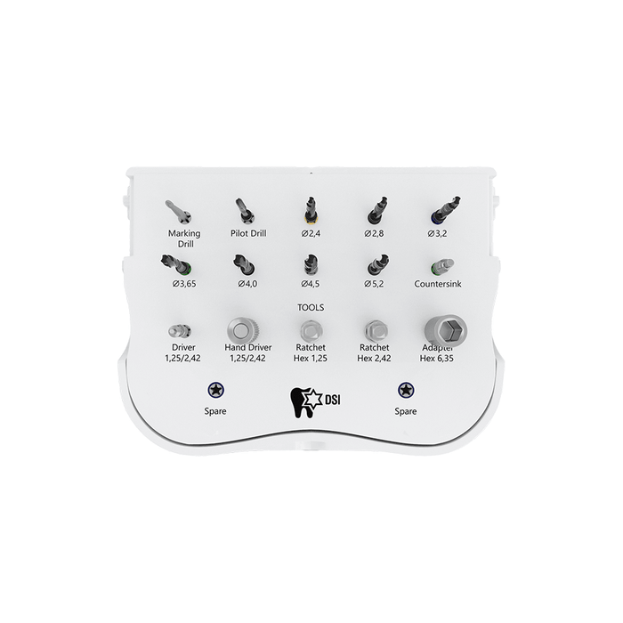 DSI SK001 New Stepped Drills Surgical Kit - DENTAMED USA