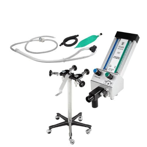 Belmed F300 Flowmeter System with 4 Cylinder Yoke Block - DENTAMED USA