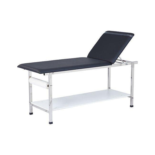 Viva Comfort Noble-Line Treatment Table with Shelf and Adjustable Back ADI996-02-BLK - DENTAMED USA