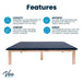 Viva Confort Regal-Line Upholstered Therapy Rehab Mat Table 996-05-blk - DENTAMED USA