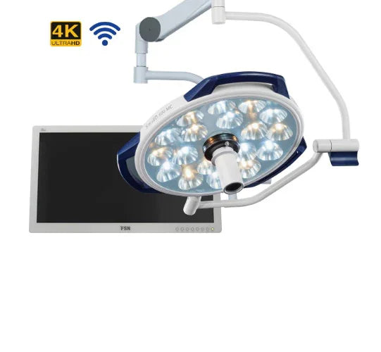 SIMEON LED 500, Single Light, 1x 32" Monitor Arm, Ceiling | Aspen Surgical AS.100.005