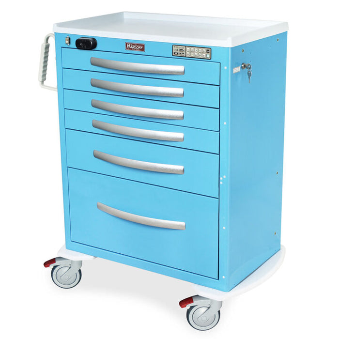 Harloff A-Series Full Size Aluminum Medical Cart MPA30