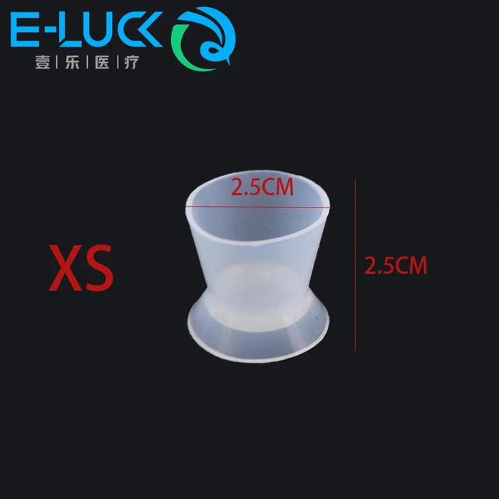 Dental Silicone Rubber Cup Dentist Rubber Mixing Bowls Teeth Whitening Disinfecting Laboratory Tools
