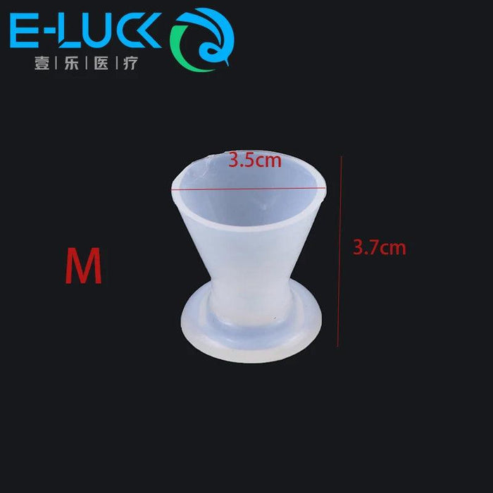 Dental Silicone Rubber Cup Dentist Rubber Mixing Bowls Teeth Whitening Disinfecting Laboratory Tools