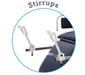 Viva Comfort Stirrups For Elite Power Table 904-04-Stir - DENTAMED USA