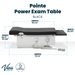 Viva Comfort Pointe Power Exam Table 996-10-Black/Blue - DENTAMED USA