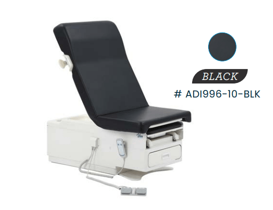 Viva Comfort Pointe Power Exam Table 996-10-Black/Blue - DENTAMED USA