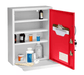 Viva Comford Medicine Cabinet W/ Pull-Out Shelf & Document Pocket Red 999-06-RED - DENTAMED USA