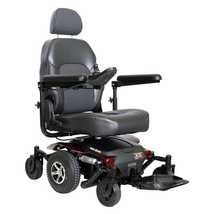Merits Power Wheelchair VISION SPORT P326E0M-ARMUB - DENTAMED USA