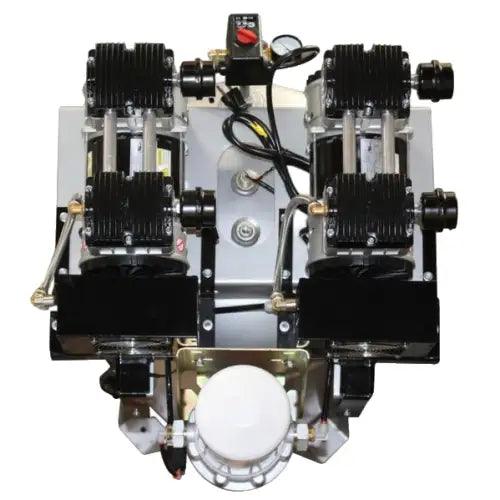 California Air CAT-60040DCADC 4 HP 60 Gallon Ultra Quiet and Oil-Free Dentistry 