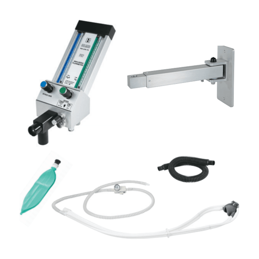 Flowmeter System with Telescoping Arm F400 - DENTAMED USA